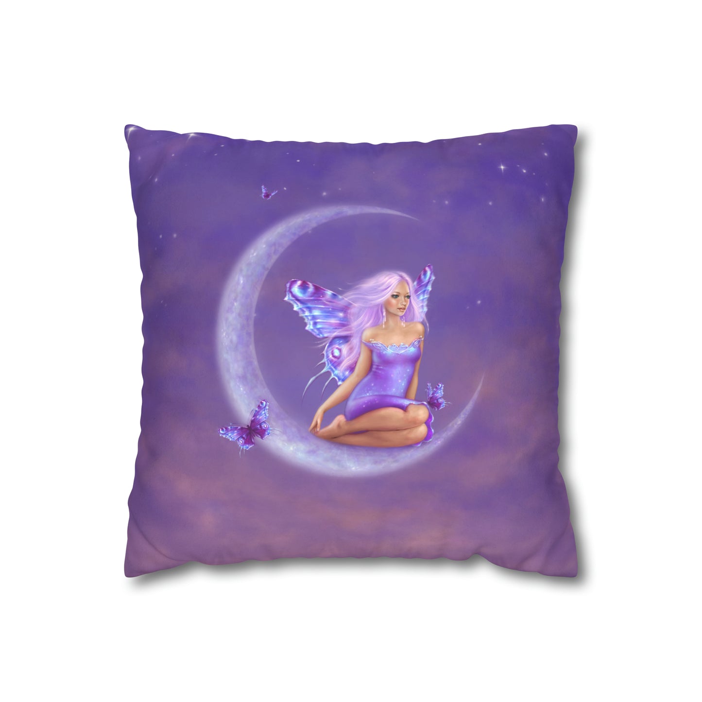 Throw Pillow Cover - Lavender Moon