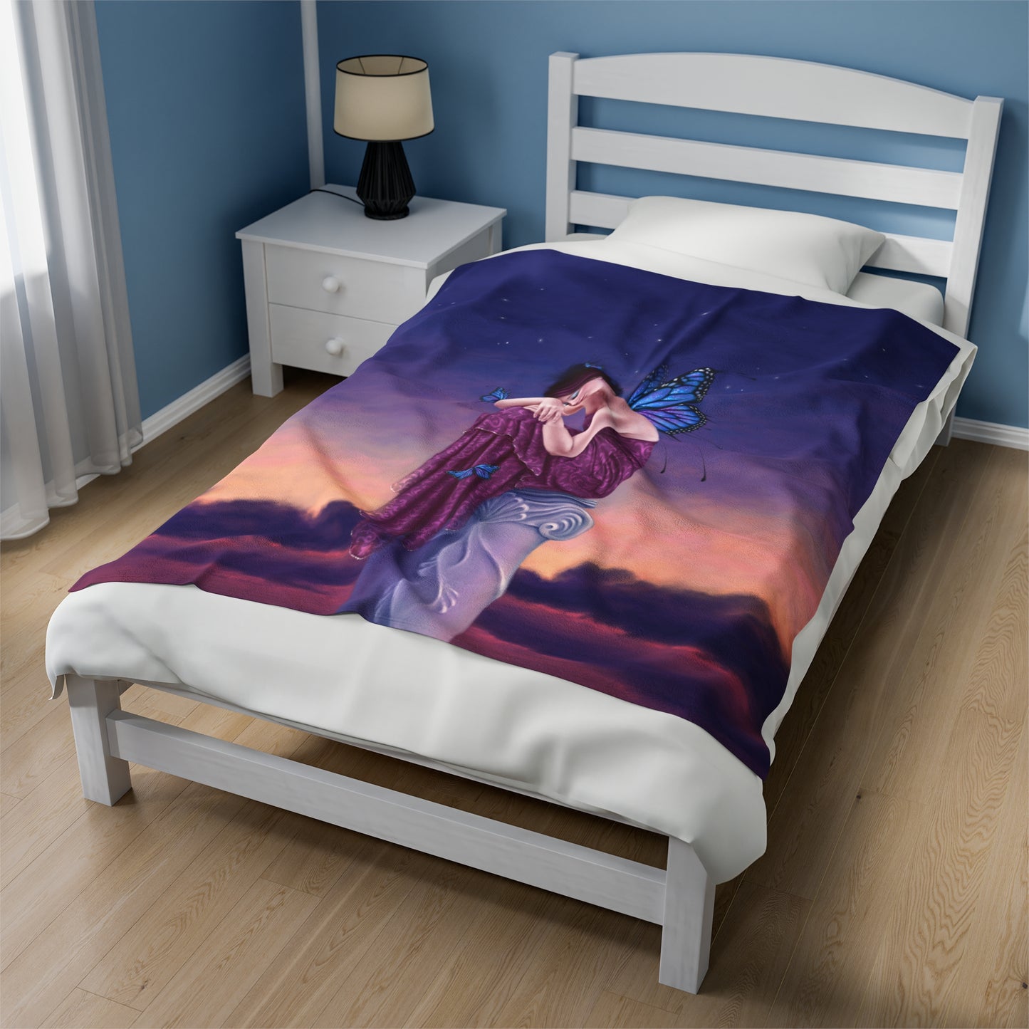 Velveteen Plush Blanket - Sunset