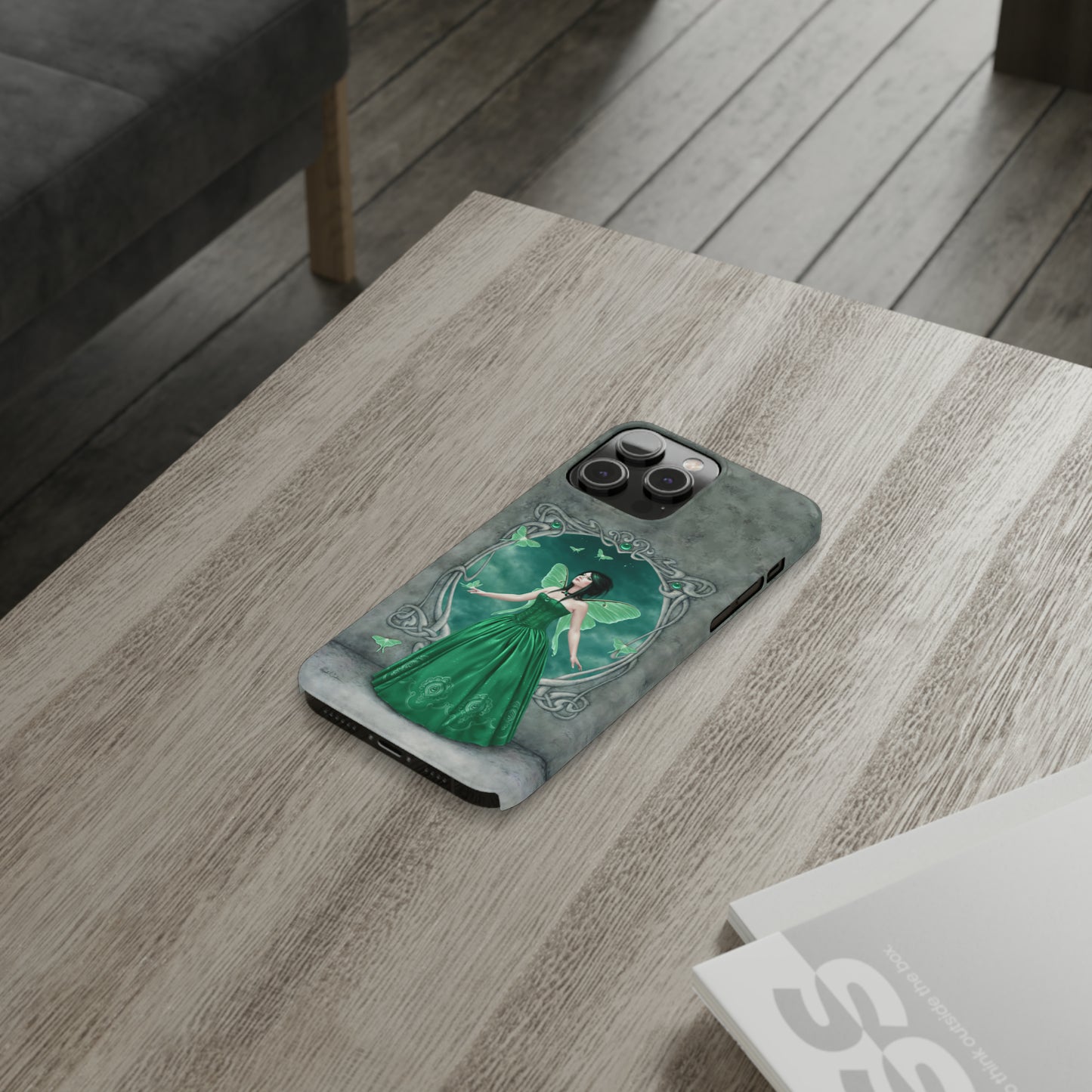Phone Case - Emerald Birthstone Fairy