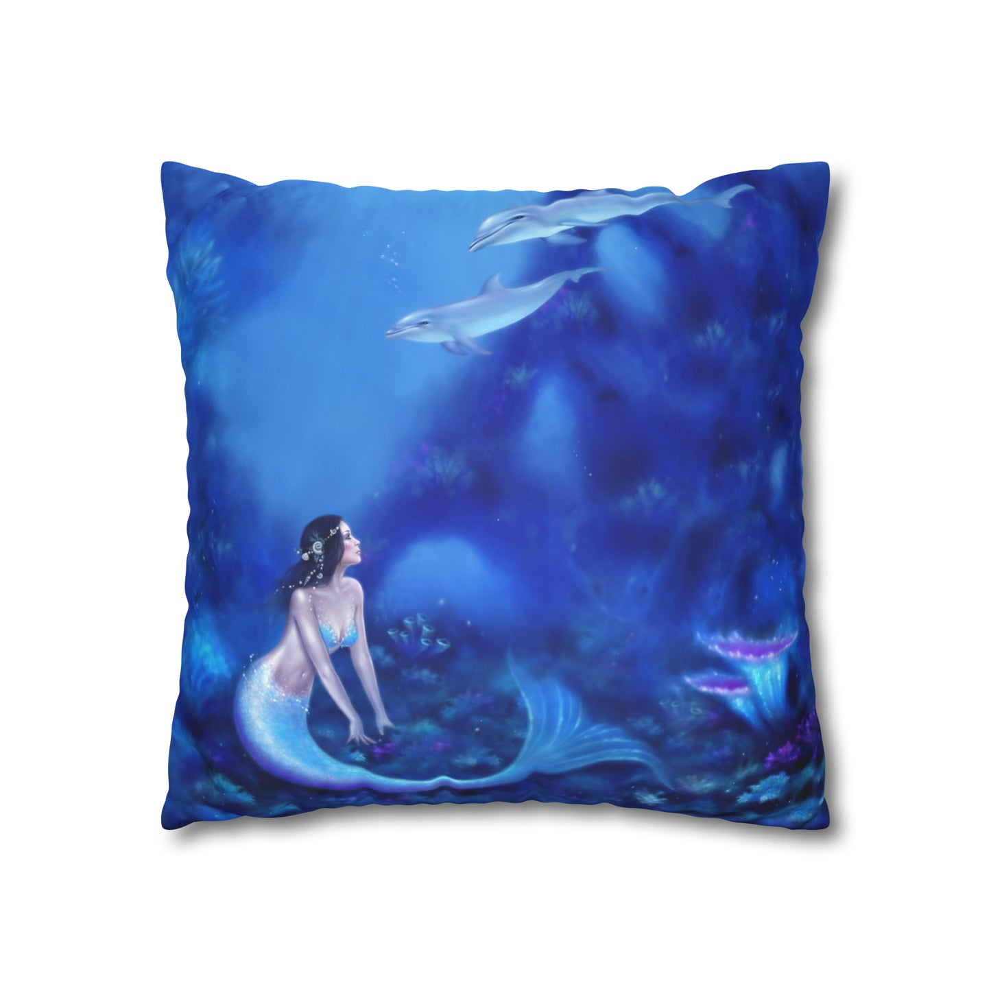 Throw Pillow Cover - Ultramarine