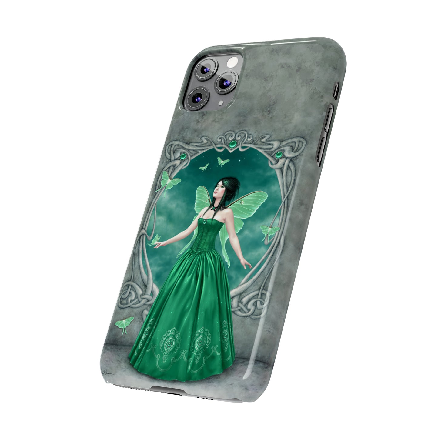 Phone Case - Emerald Birthstone Fairy