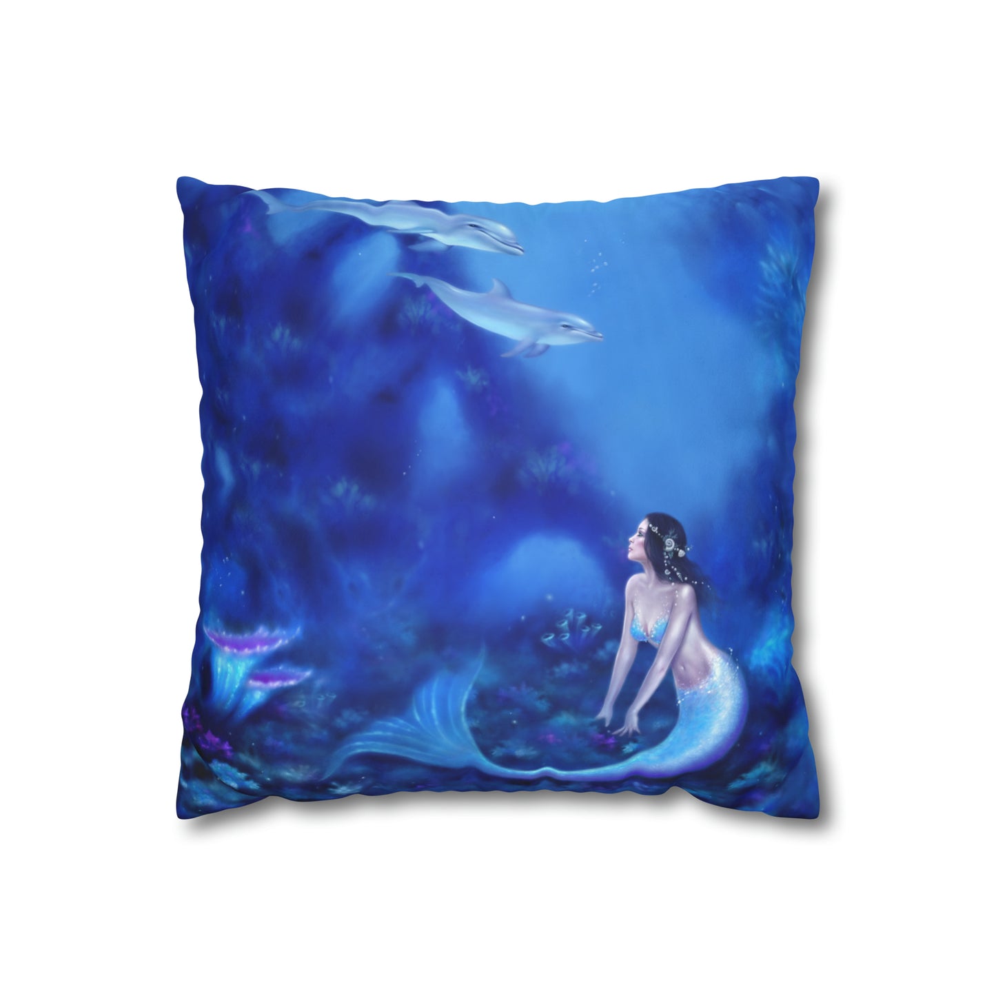 Throw Pillow Cover - Ultramarine