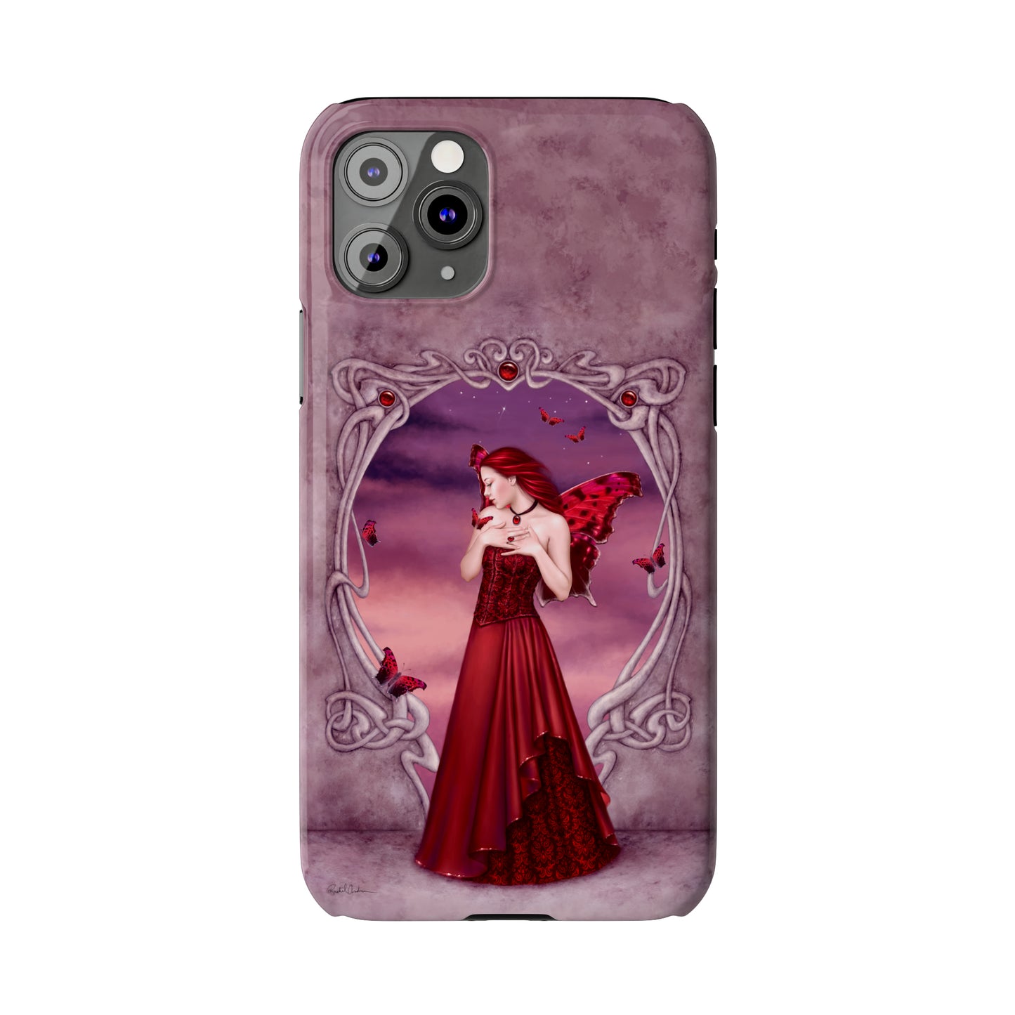 Phone Case - Garnet Birthstone Fairy