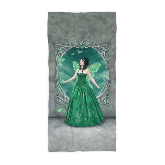 Beach Towel - Birthstones - Emerald