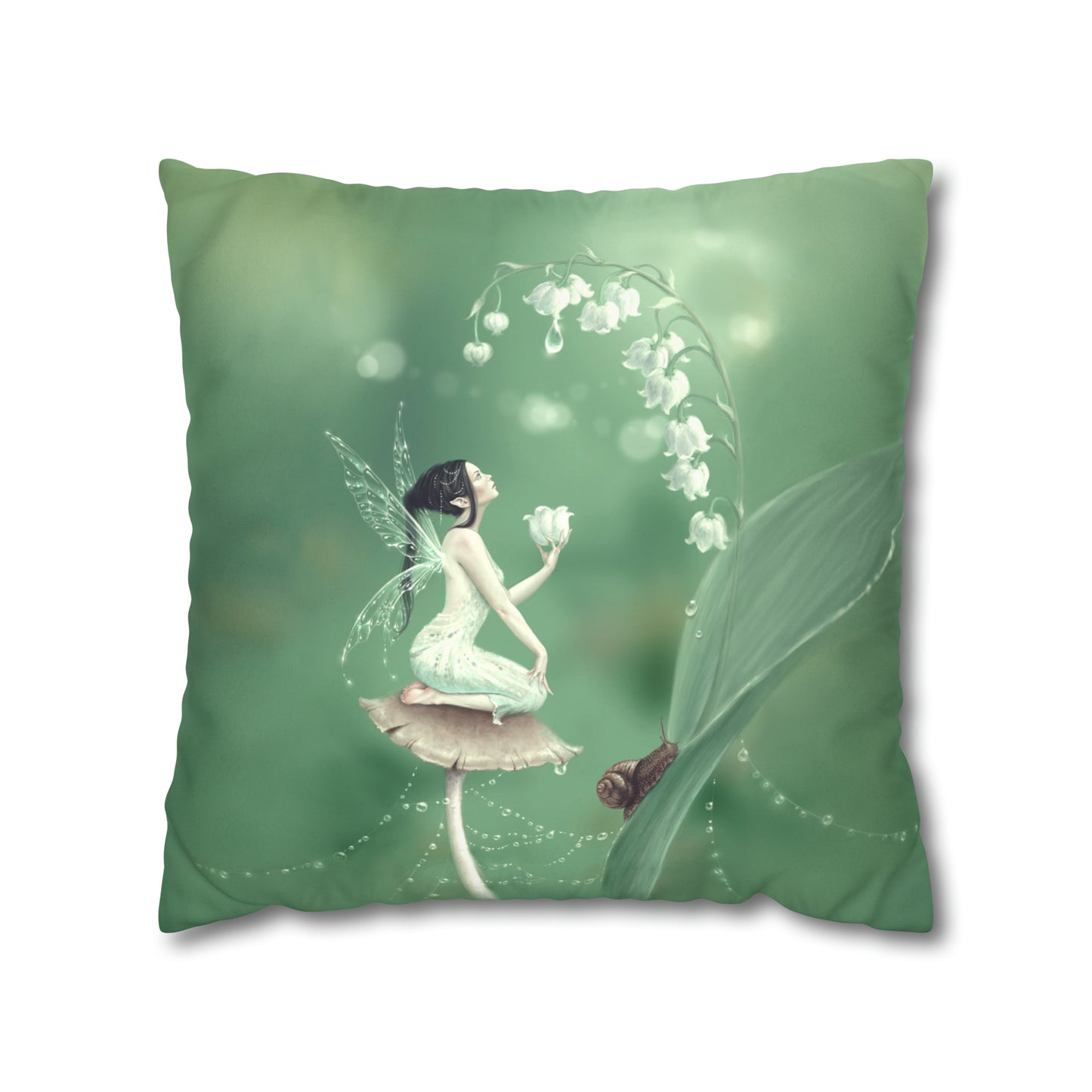 Throw Pillow Cover - Lily of the Valley