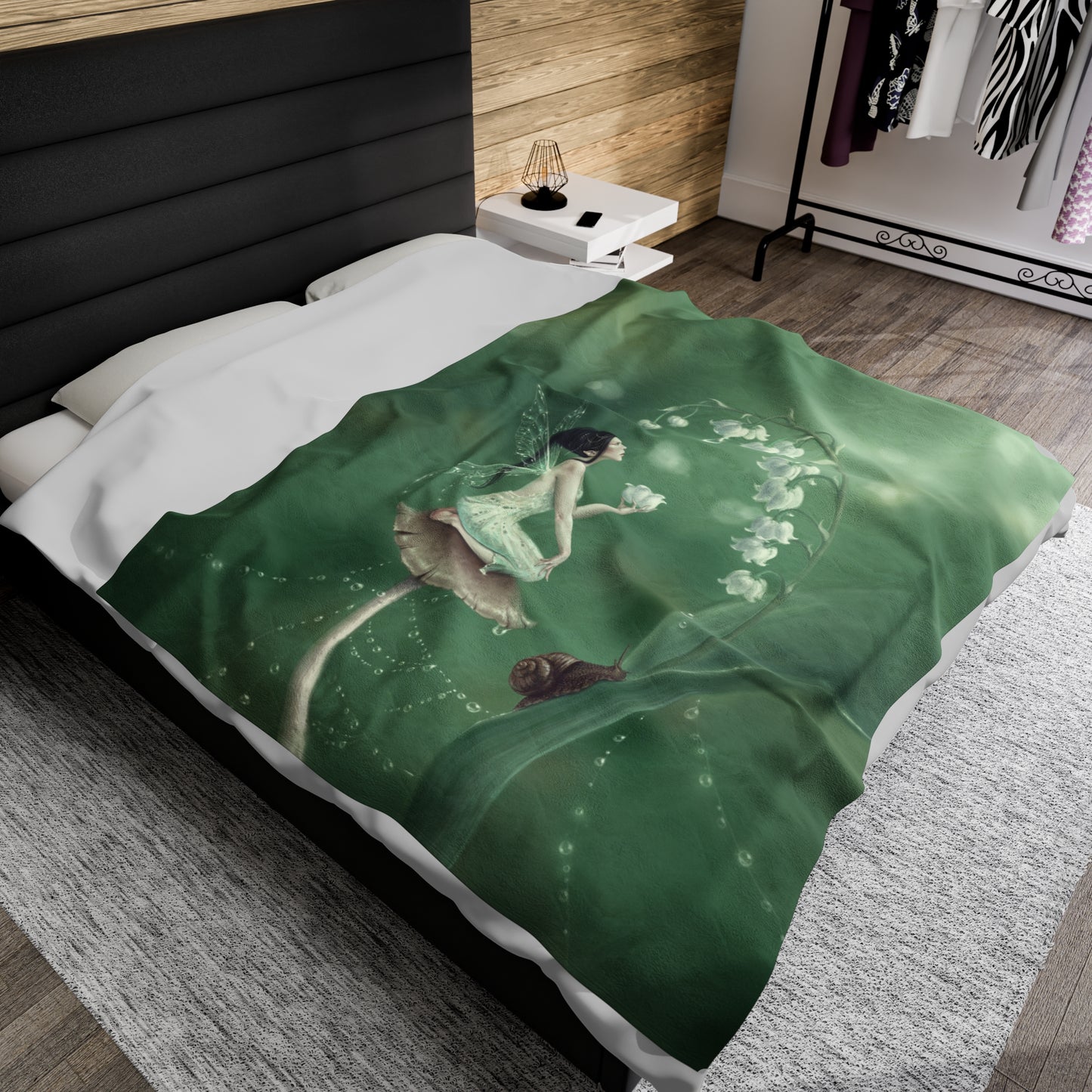 Velveteen Plush Blanket - Lily of the Valley
