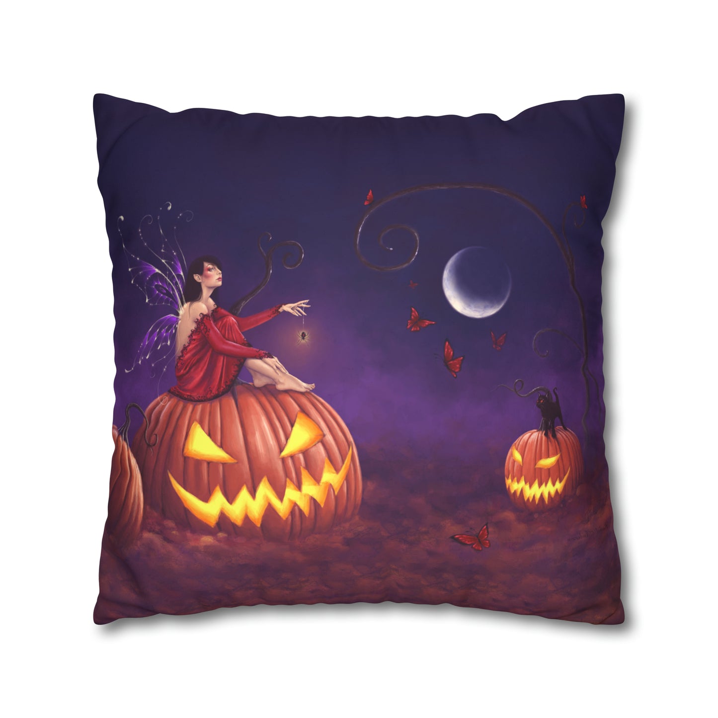 Throw Pillow Cover - Pumpkin Pixie