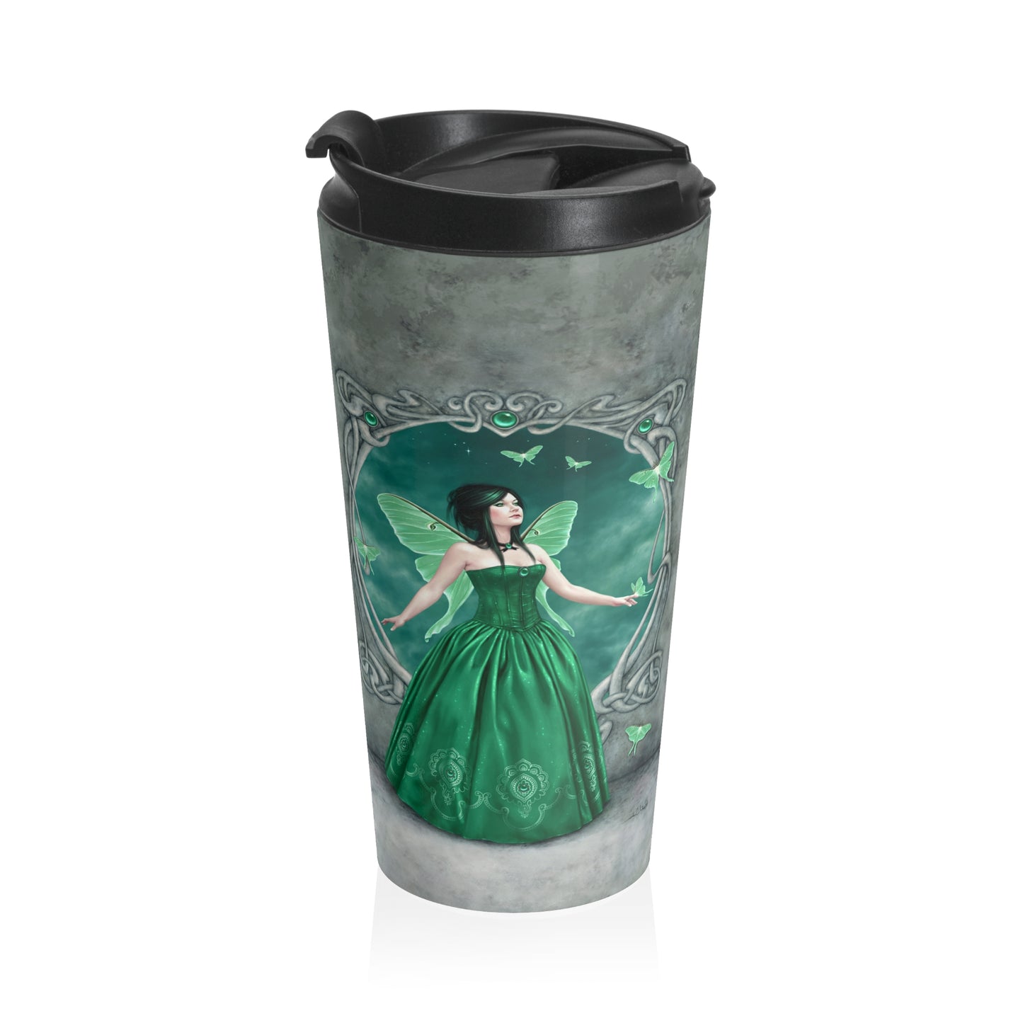 Travel Mug - Birthstones - Emerald
