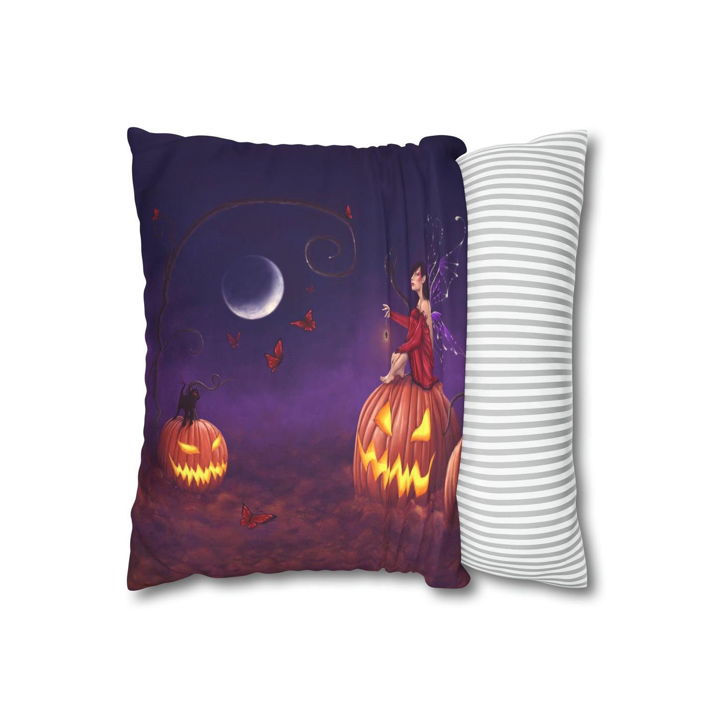 Throw Pillow Cover - Pumpkin Pixie