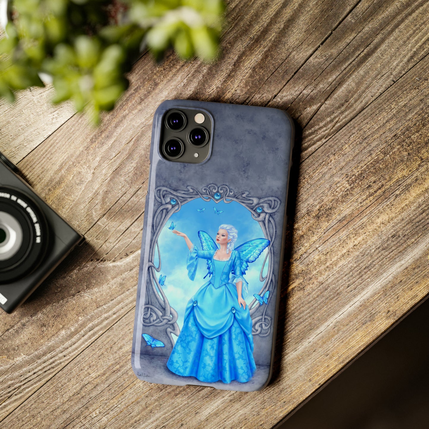 Phone Case - Blue Topaz Birthstone Fairy