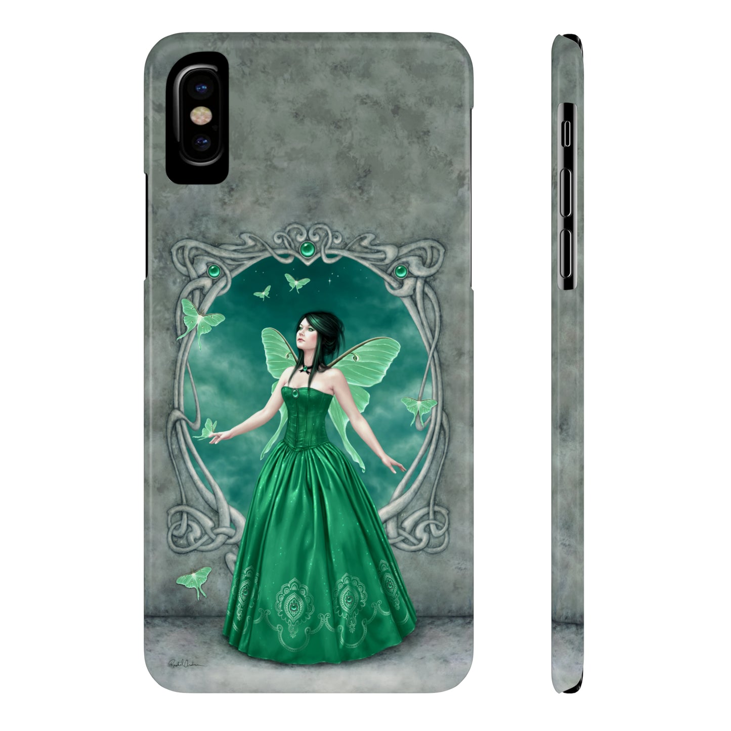 Phone Case - Emerald Birthstone Fairy