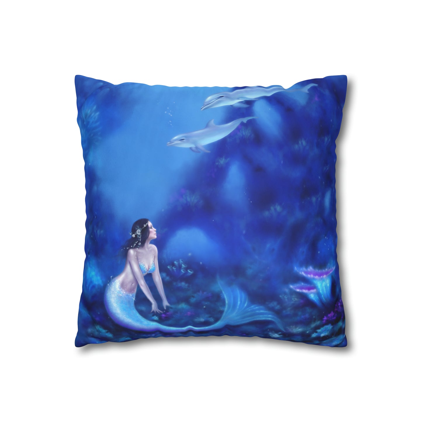 Throw Pillow Cover - Ultramarine