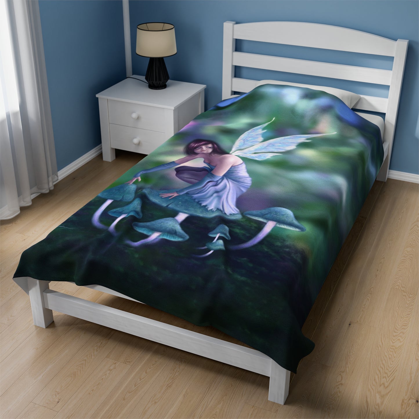 Velveteen Plush Blanket - Periwinkle