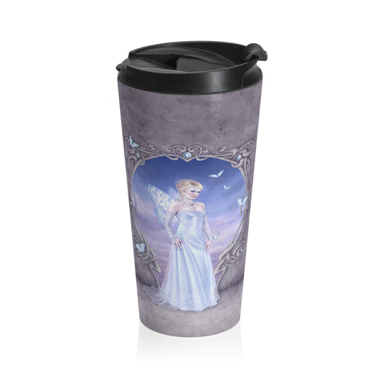 Travel Mug - Birthstones - Diamond