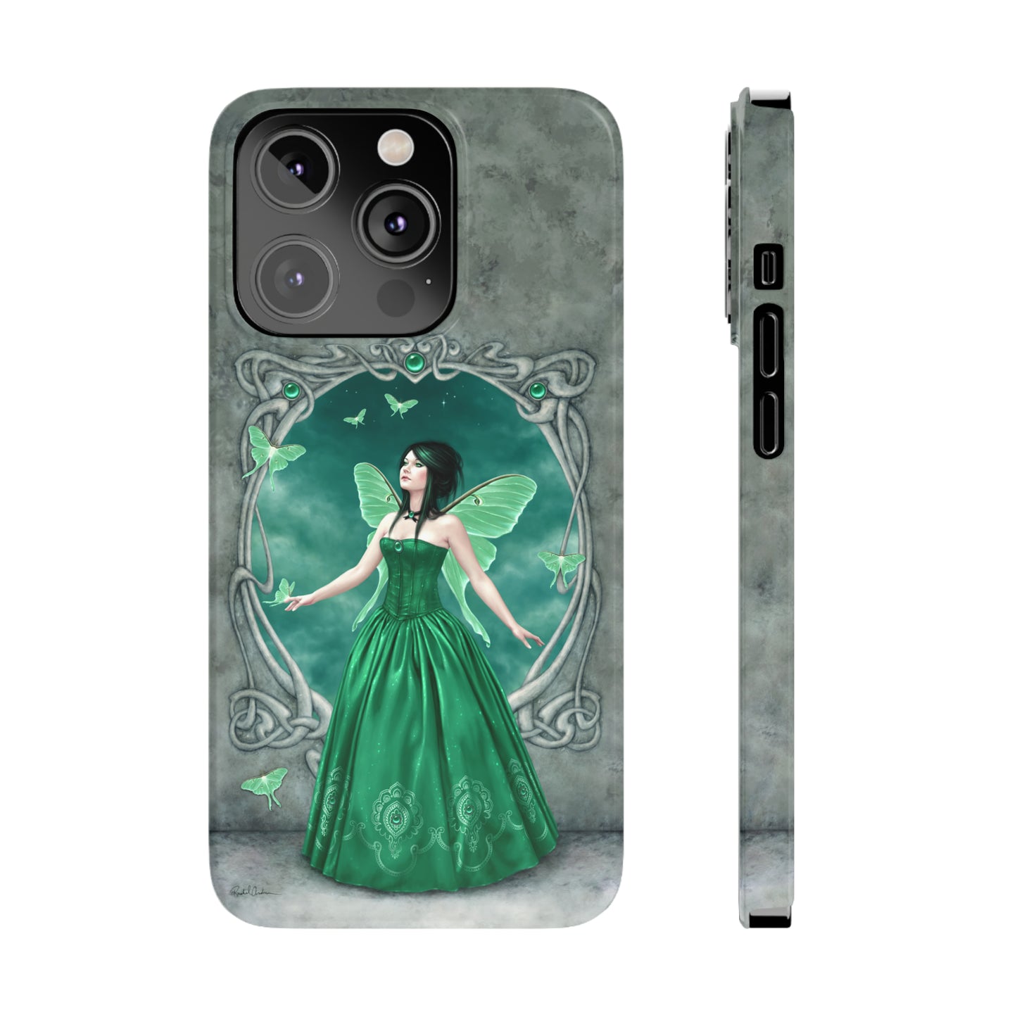 Phone Case - Emerald Birthstone Fairy