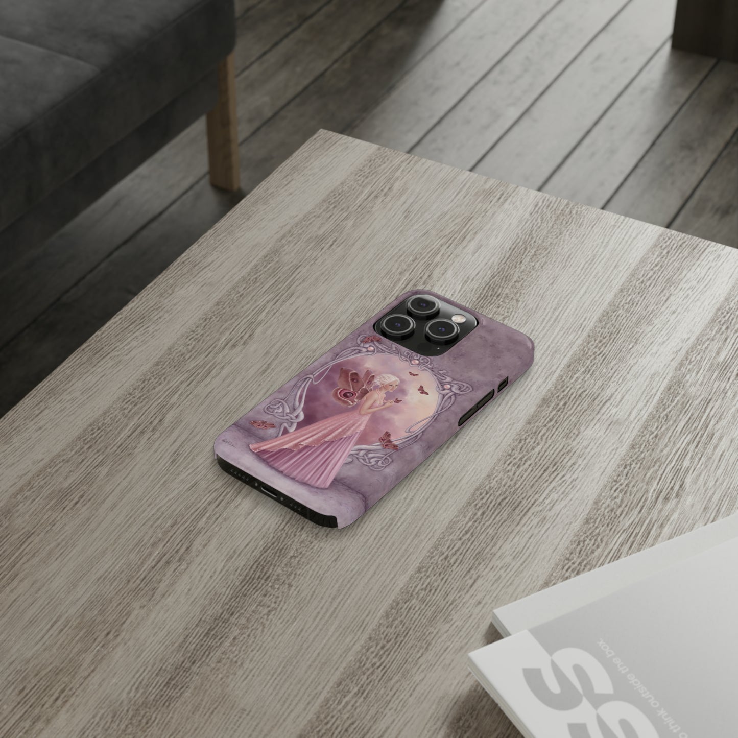 Phone Case - Pearl Birthstone Fairy
