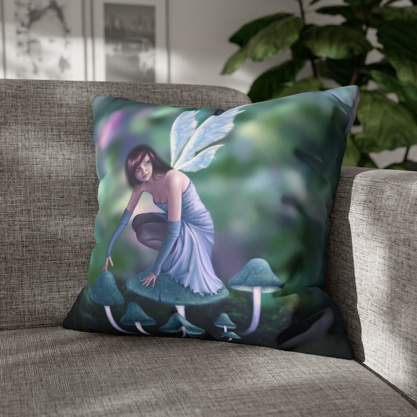 Throw Pillow Cover - Periwinkle