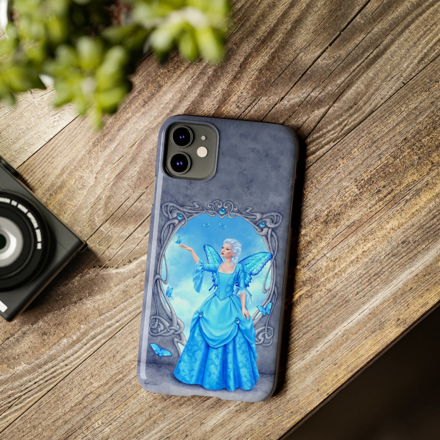 Phone Case - Blue Topaz Birthstone Fairy
