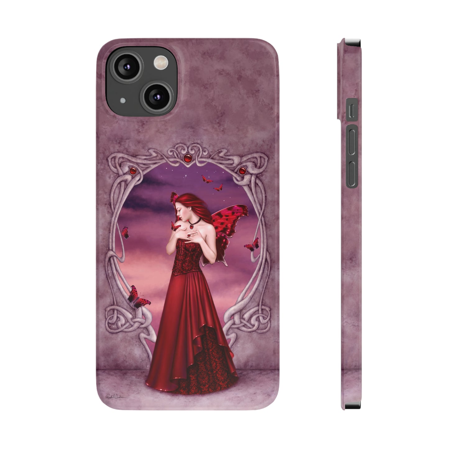 Phone Case - Garnet Birthstone Fairy