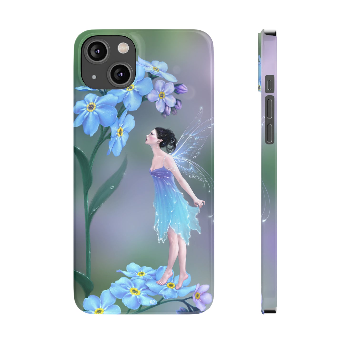 Slim Phone Case - Forget-Me-Not
