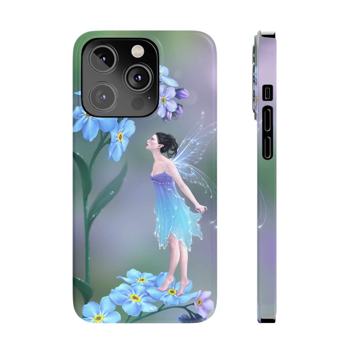 Slim Phone Case - Forget-Me-Not