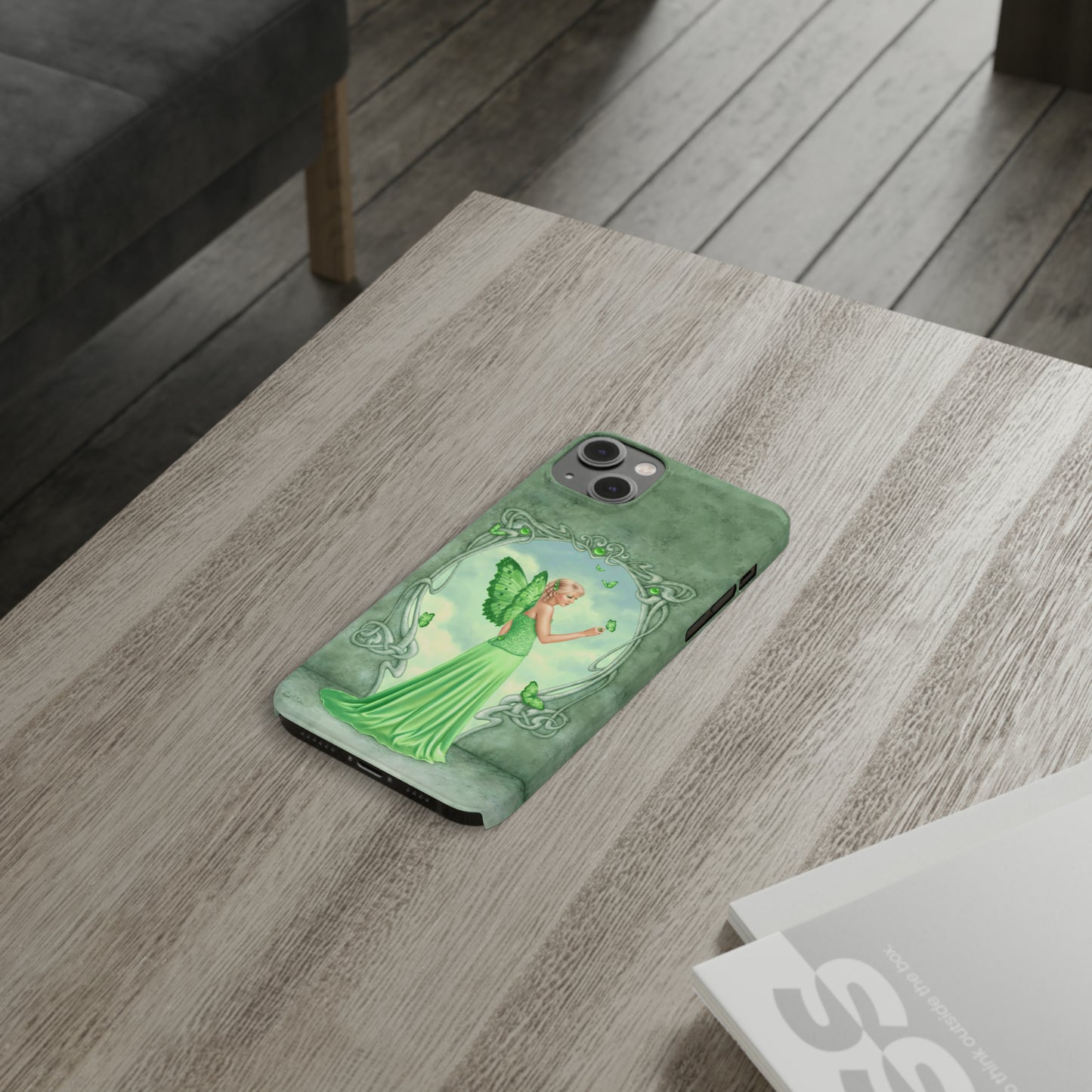 Phone Case - Peridot Birthstone Fairy