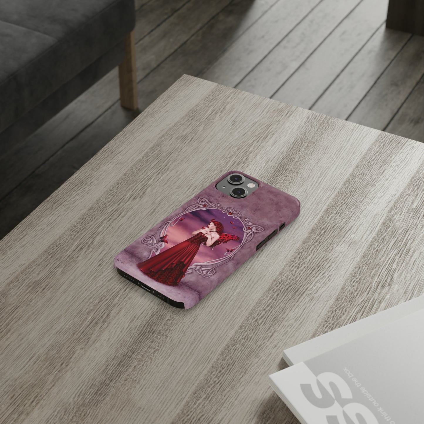 Phone Case - Garnet Birthstone Fairy