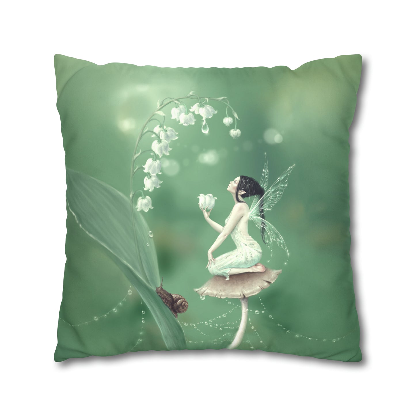 Throw Pillow Cover - Lily of the Valley