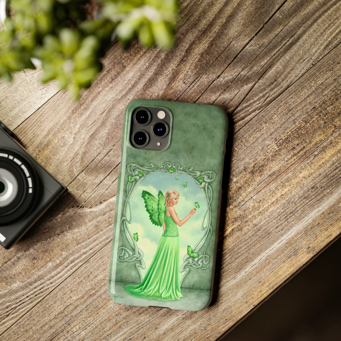 Phone Case - Peridot Birthstone Fairy