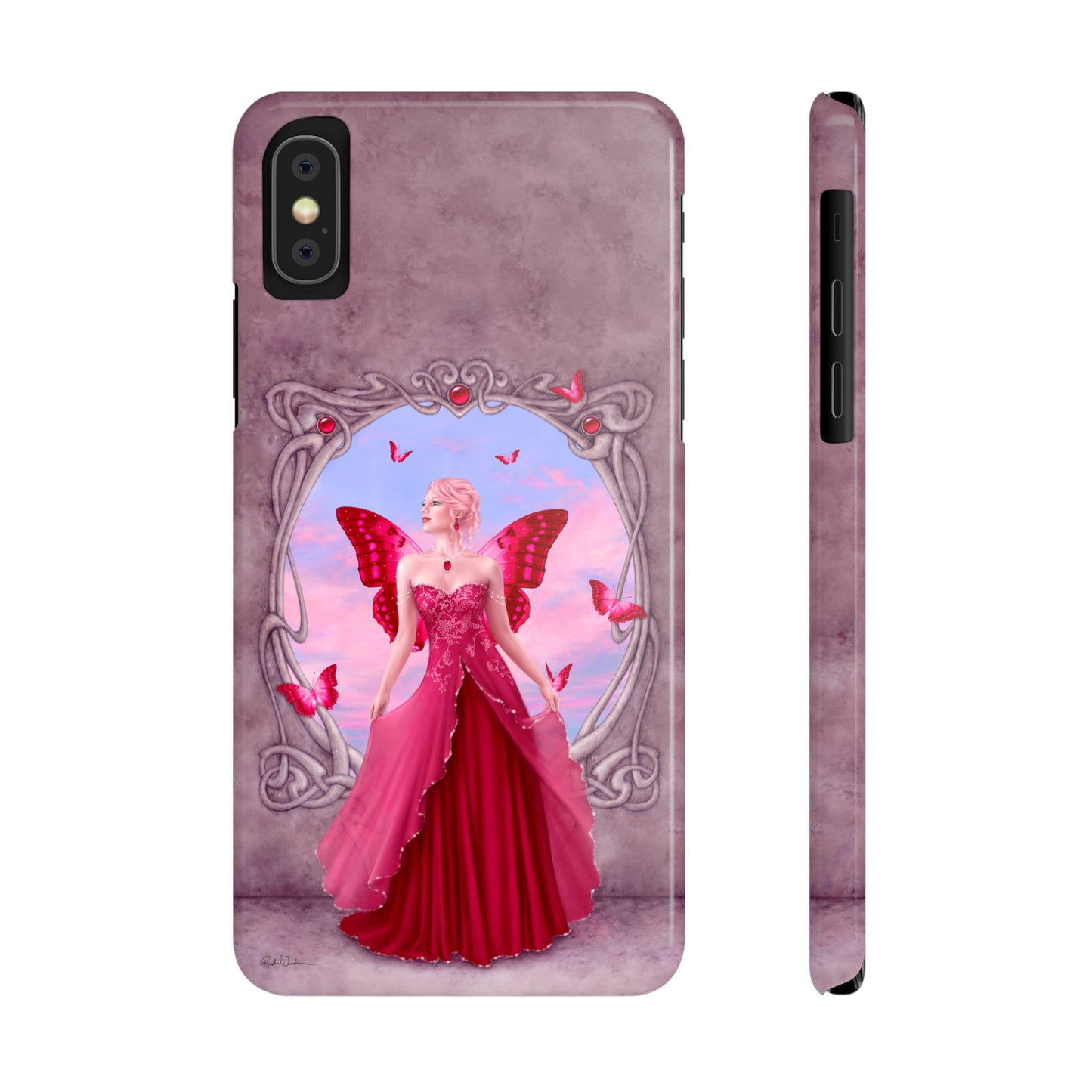 Phone Case - Ruby Birthstone Fairy