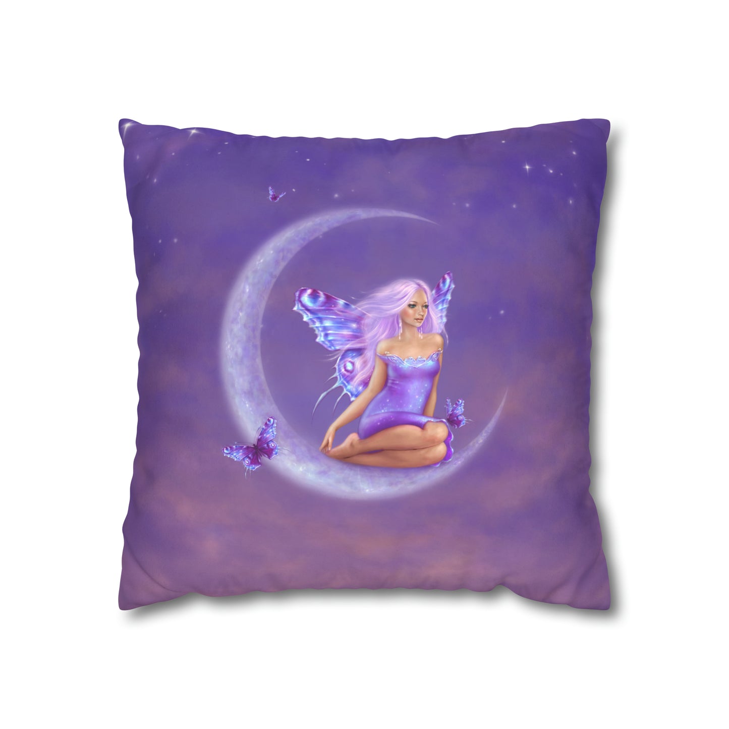 Throw Pillow Cover - Lavender Moon