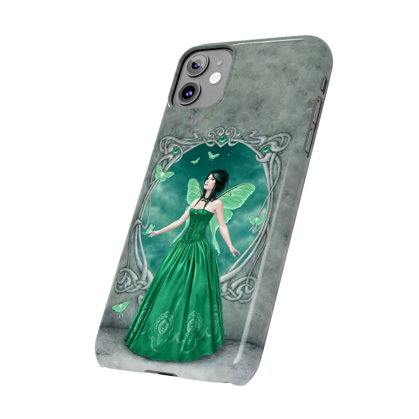 Phone Case - Emerald Birthstone Fairy