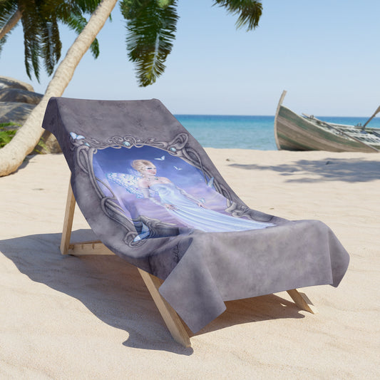 Beach Towel - Birthstones - Diamond