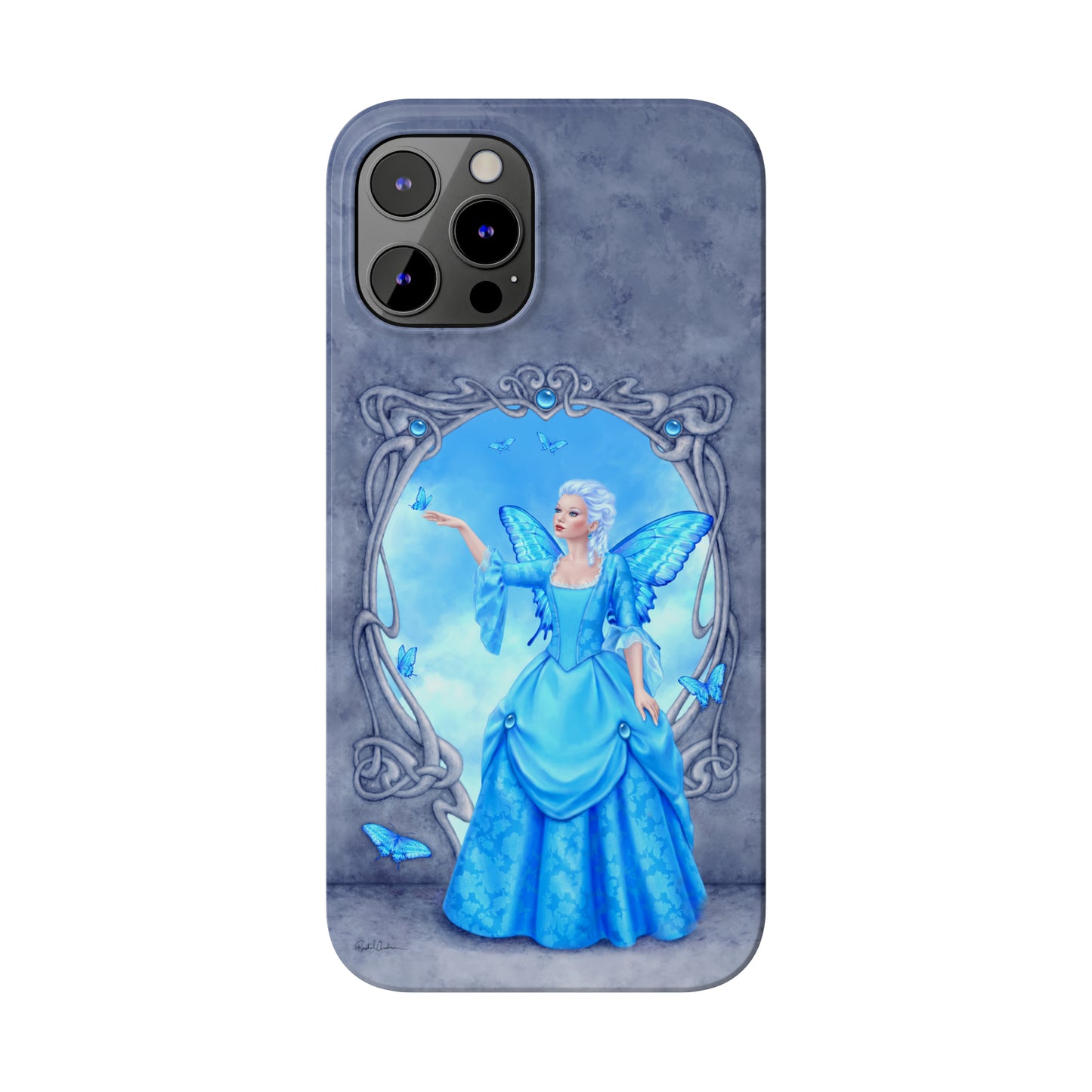 Phone Case - Blue Topaz Birthstone Fairy