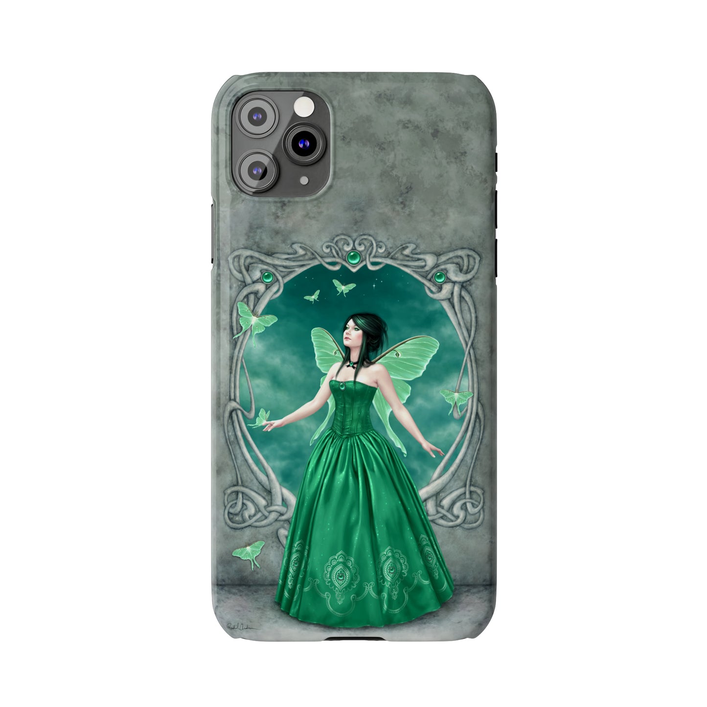 Phone Case - Emerald Birthstone Fairy