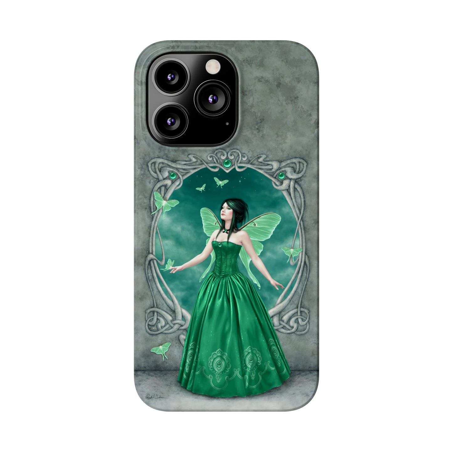 Phone Case - Emerald Birthstone Fairy