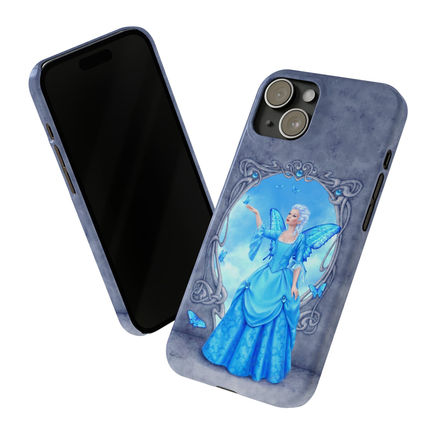 Phone Case - Blue Topaz Birthstone Fairy