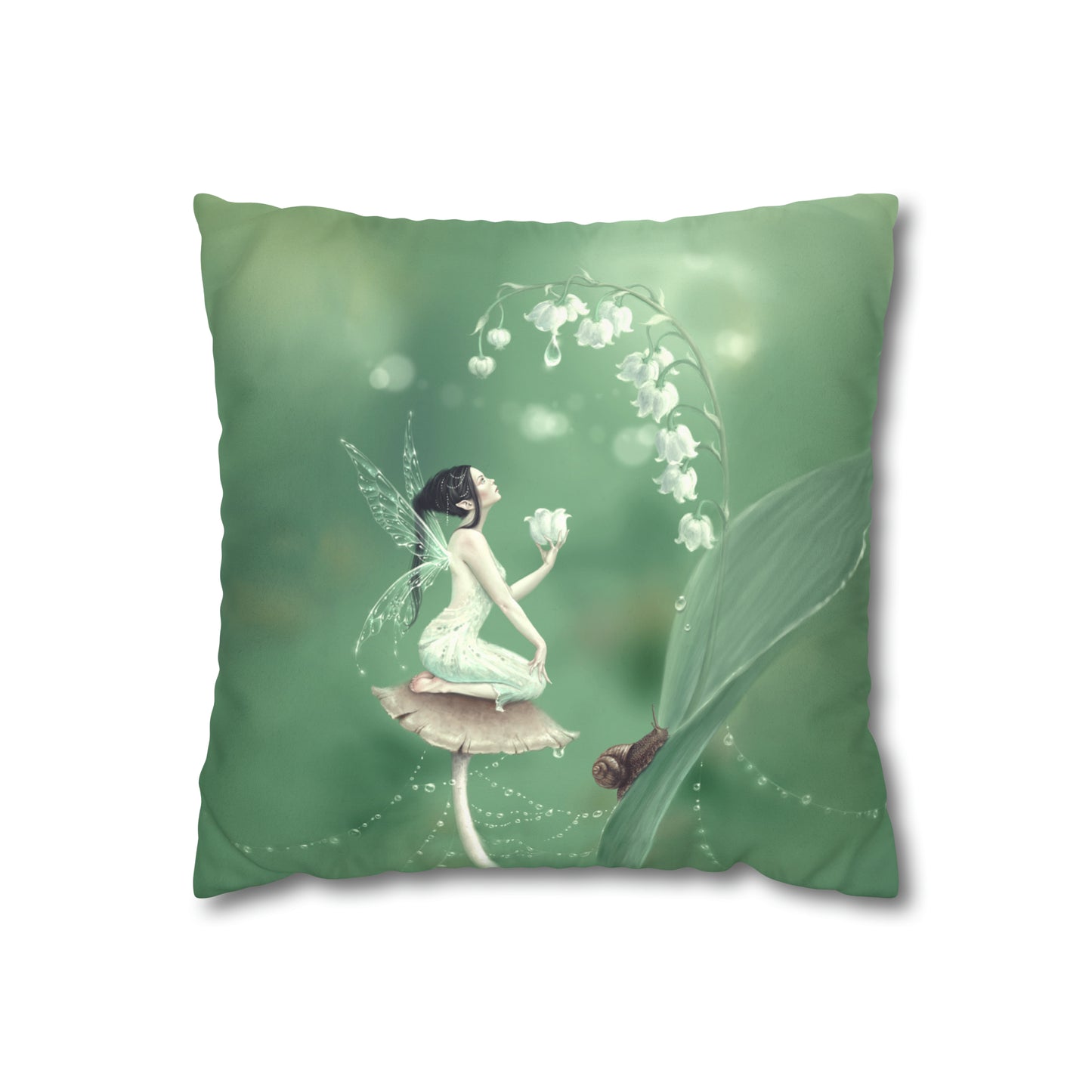 Throw Pillow Cover - Lily of the Valley