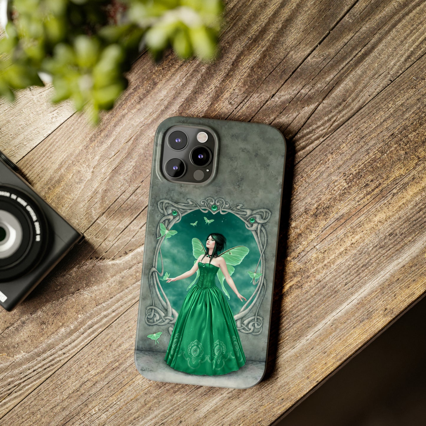 Phone Case - Emerald Birthstone Fairy