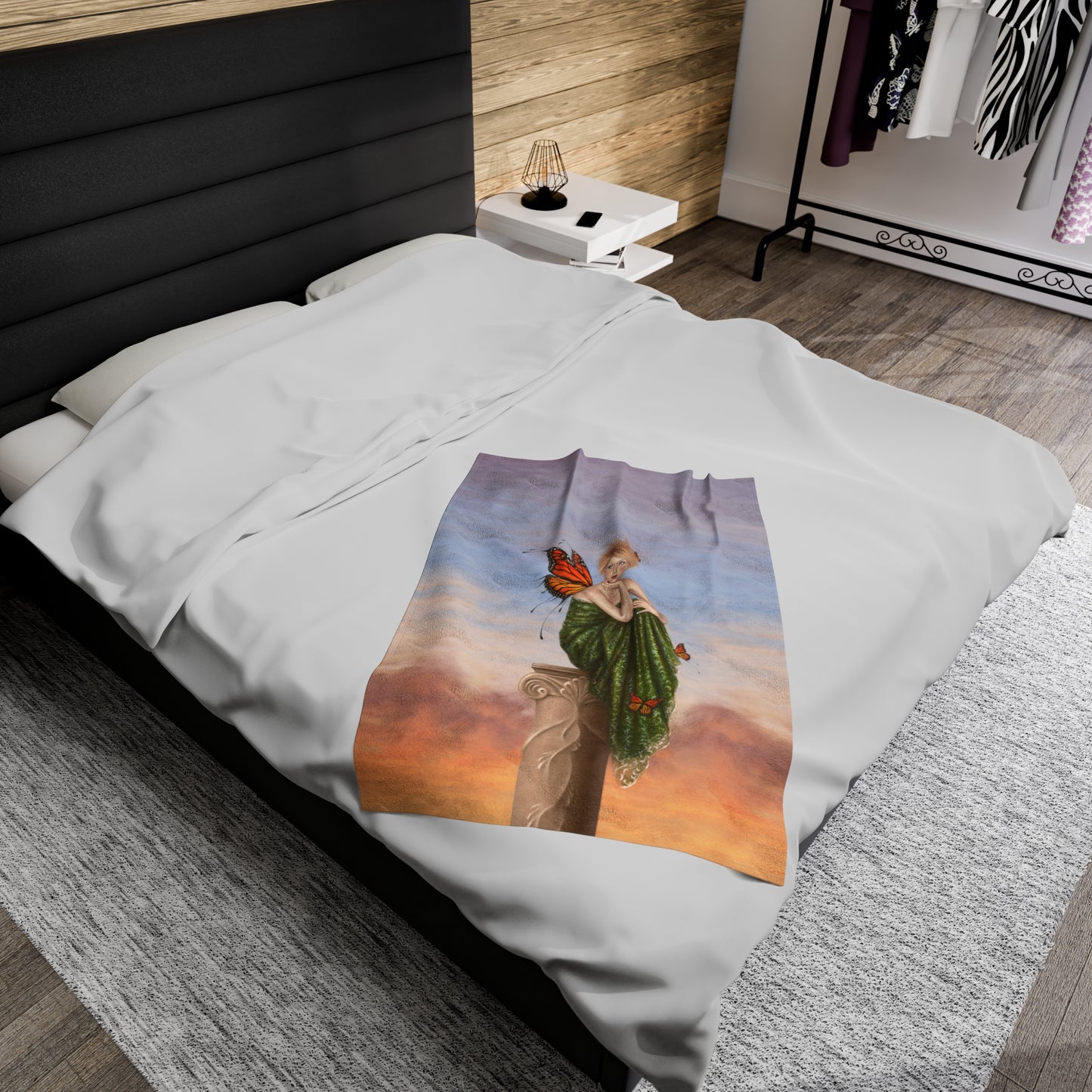 Velveteen Plush Blanket - Sunrise