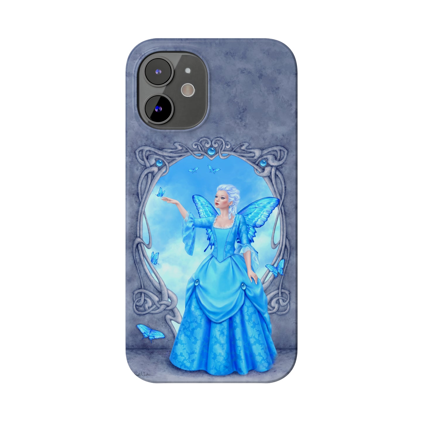 Phone Case - Blue Topaz Birthstone Fairy