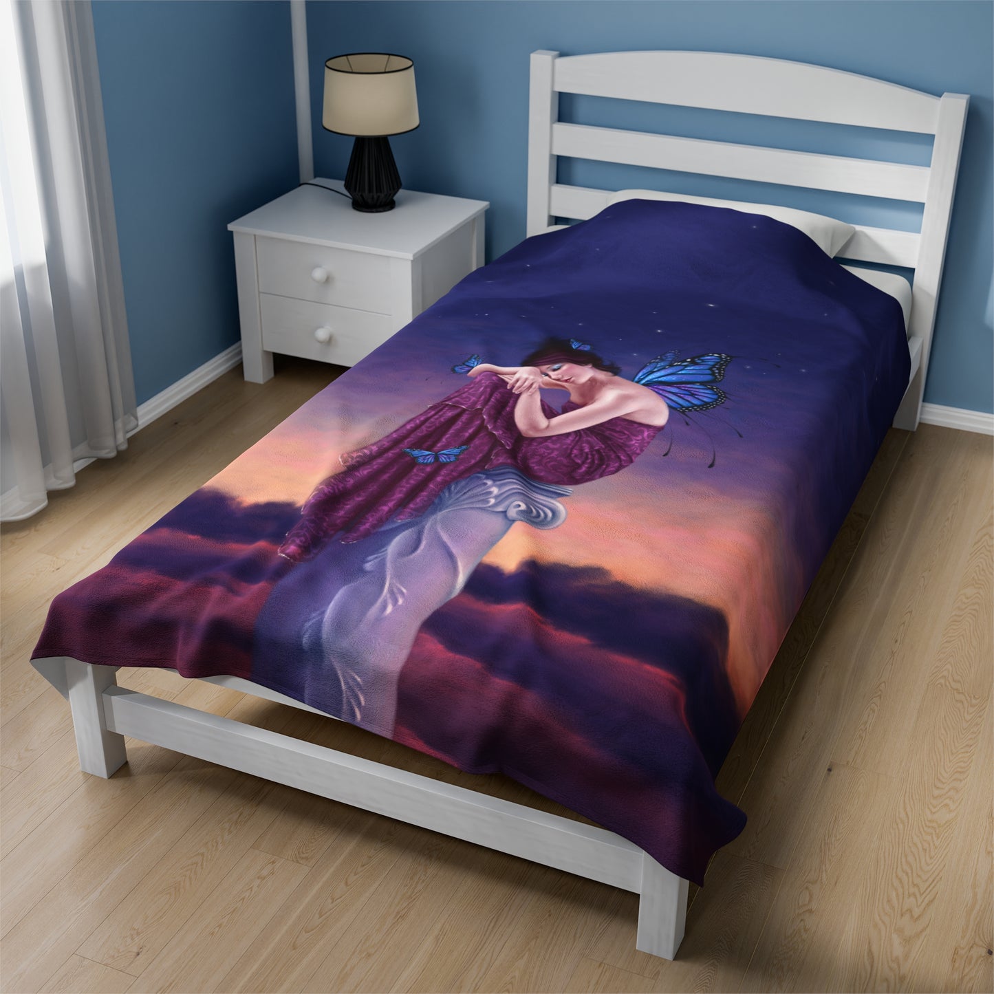 Velveteen Plush Blanket - Sunset