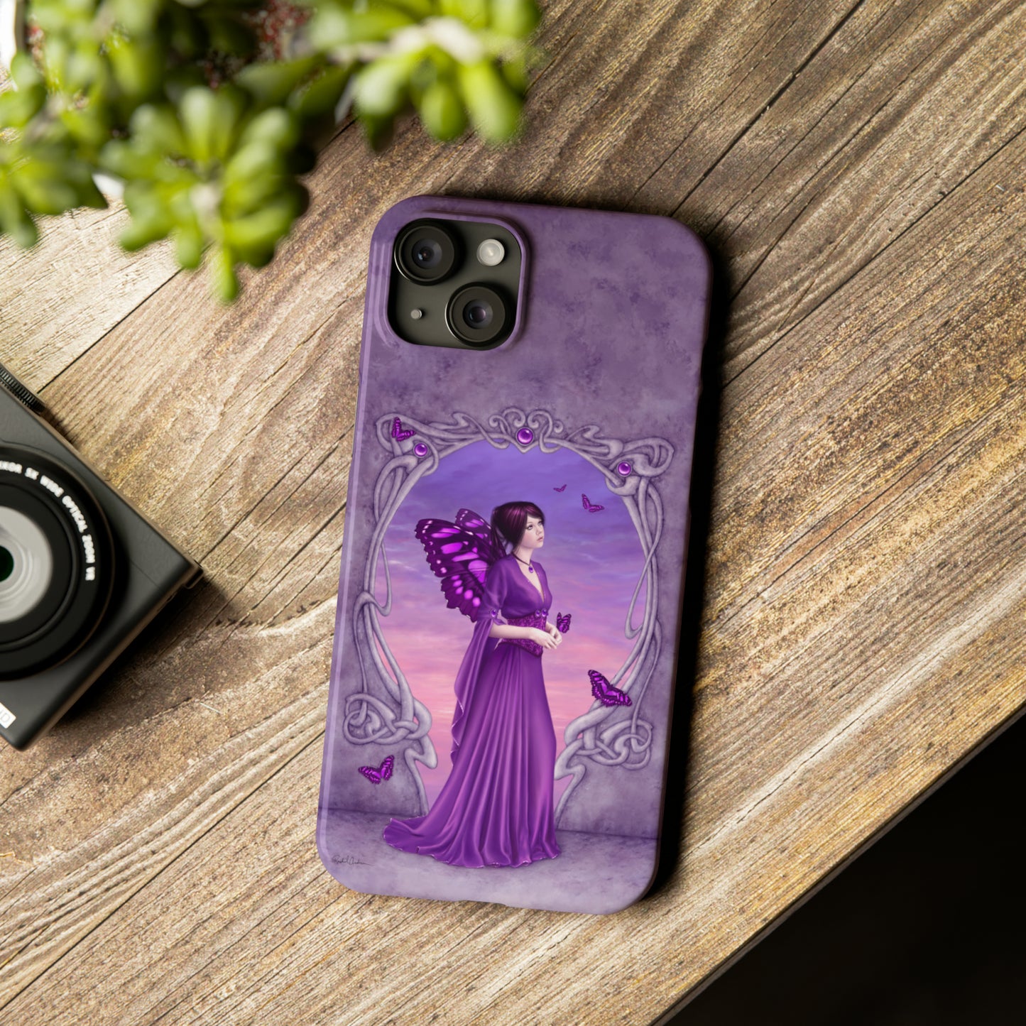 Phone Case - Amethyst Birthstone Fairy