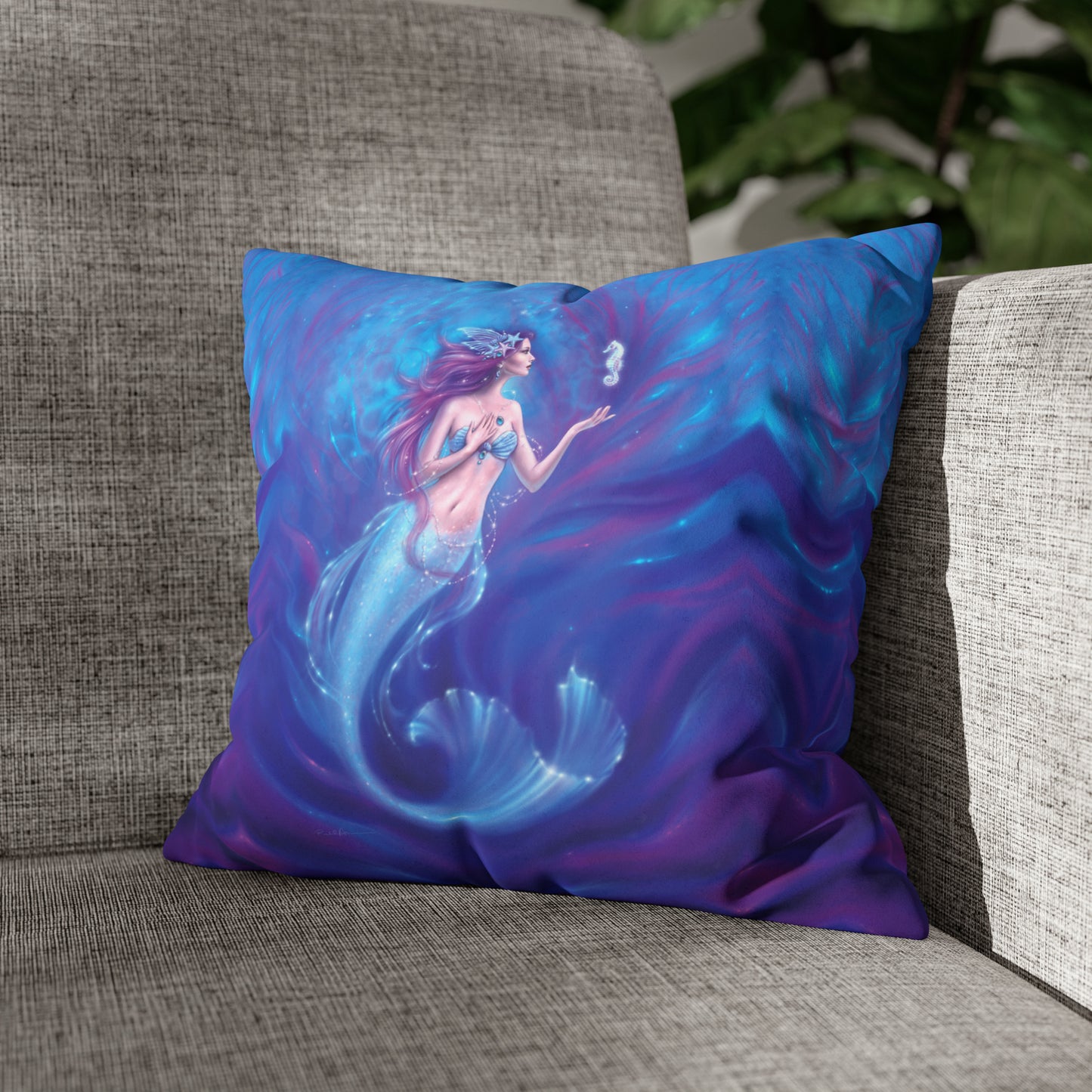 Throw Pillow Cover - Coral