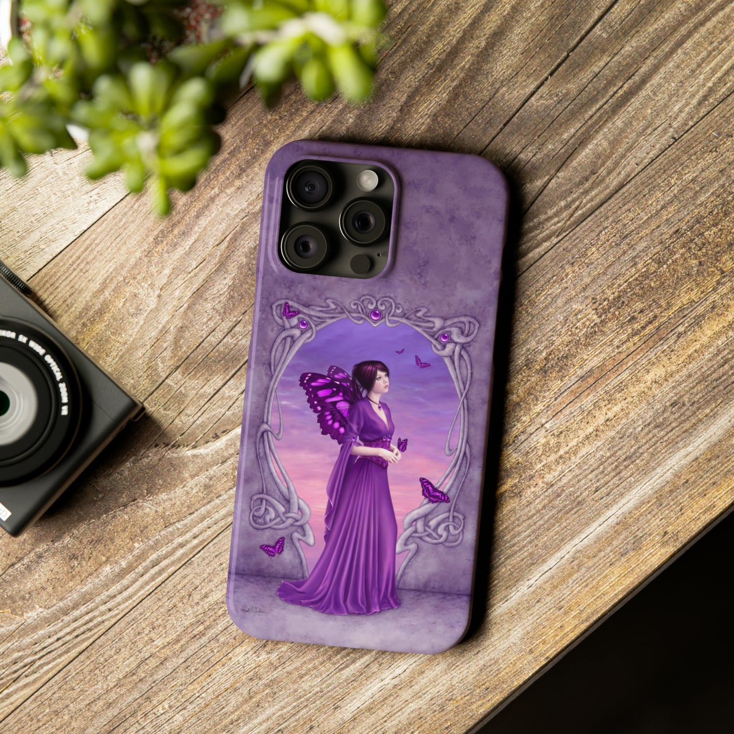 Phone Case - Amethyst Birthstone Fairy