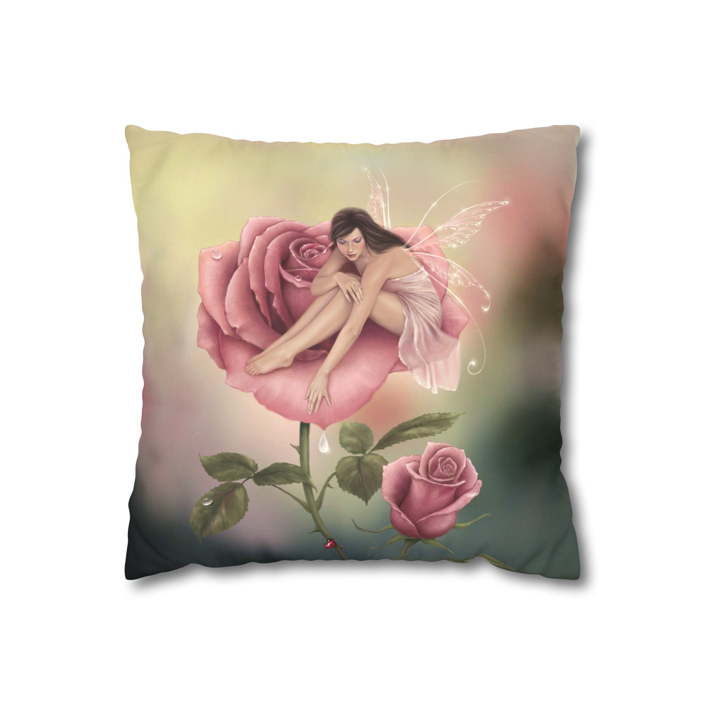 Throw Pillow Cover - Rose