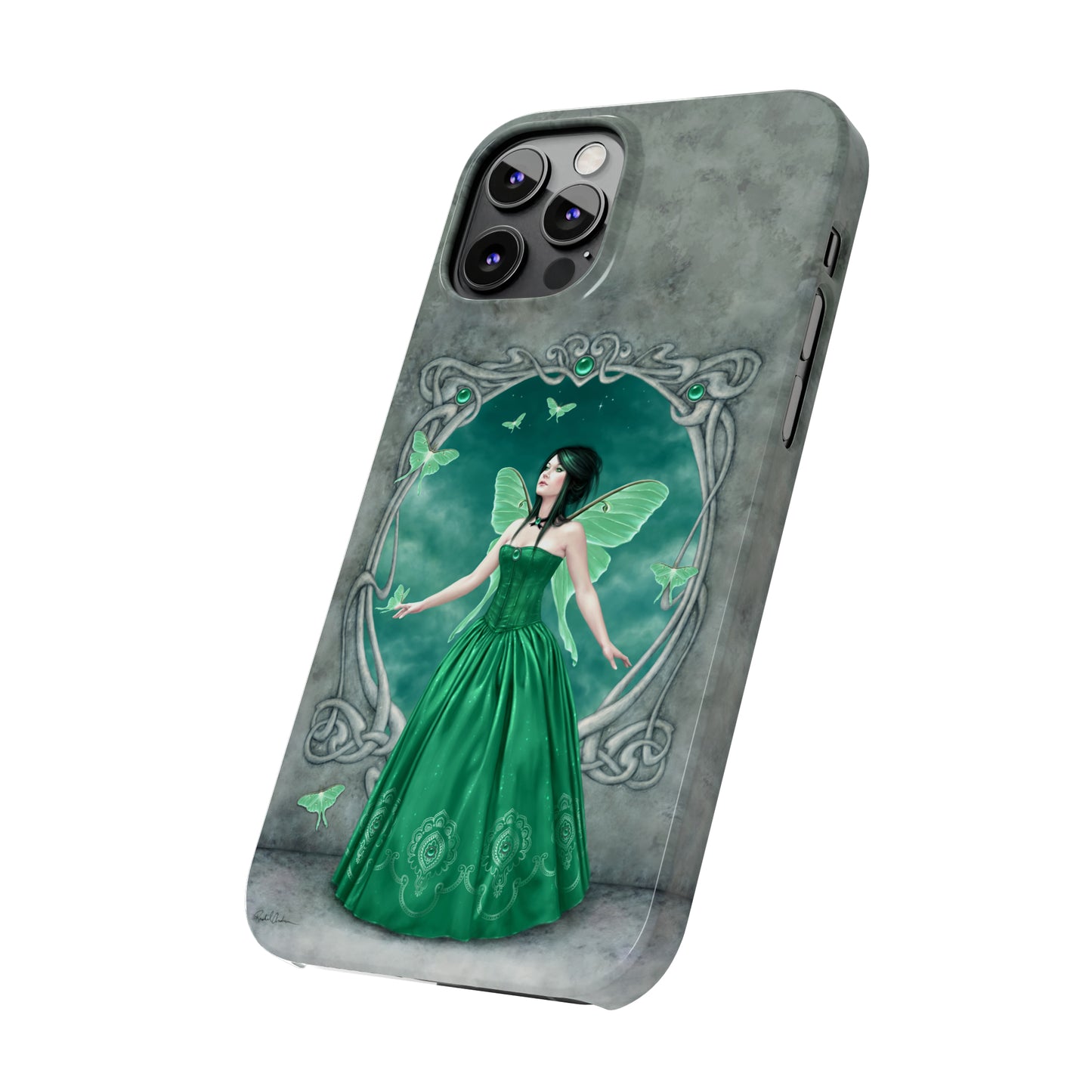 Phone Case - Emerald Birthstone Fairy