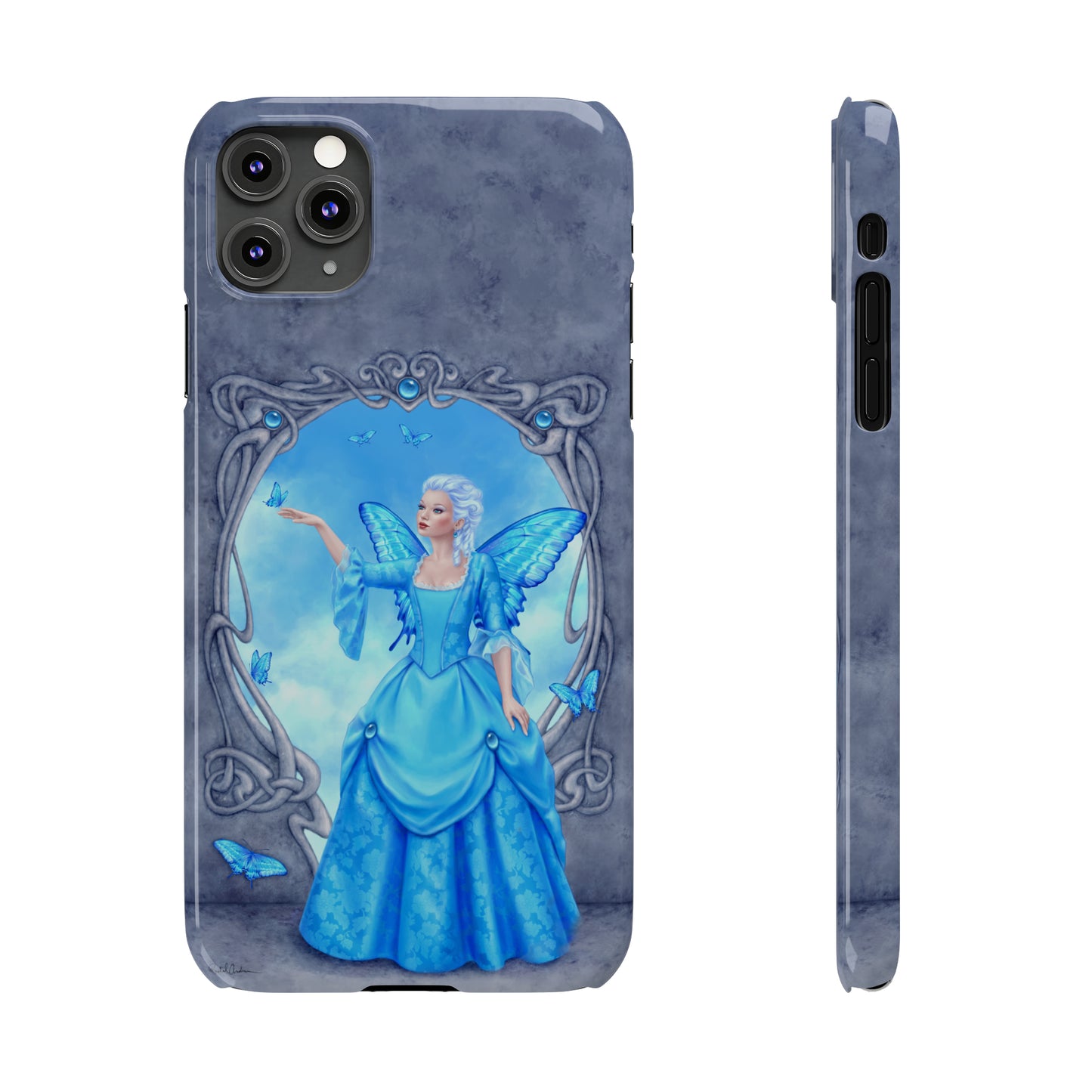 Phone Case - Blue Topaz Birthstone Fairy