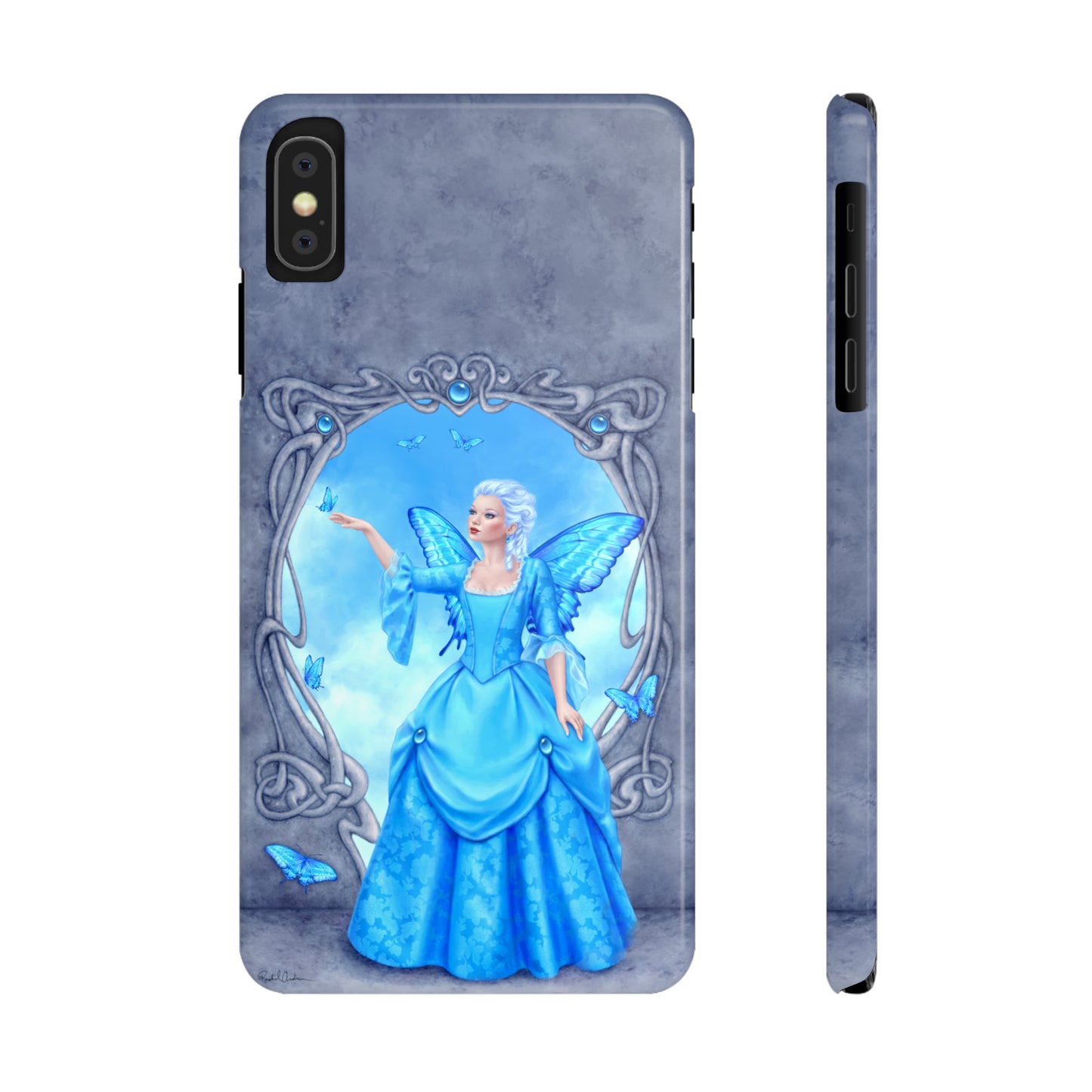 Phone Case - Blue Topaz Birthstone Fairy