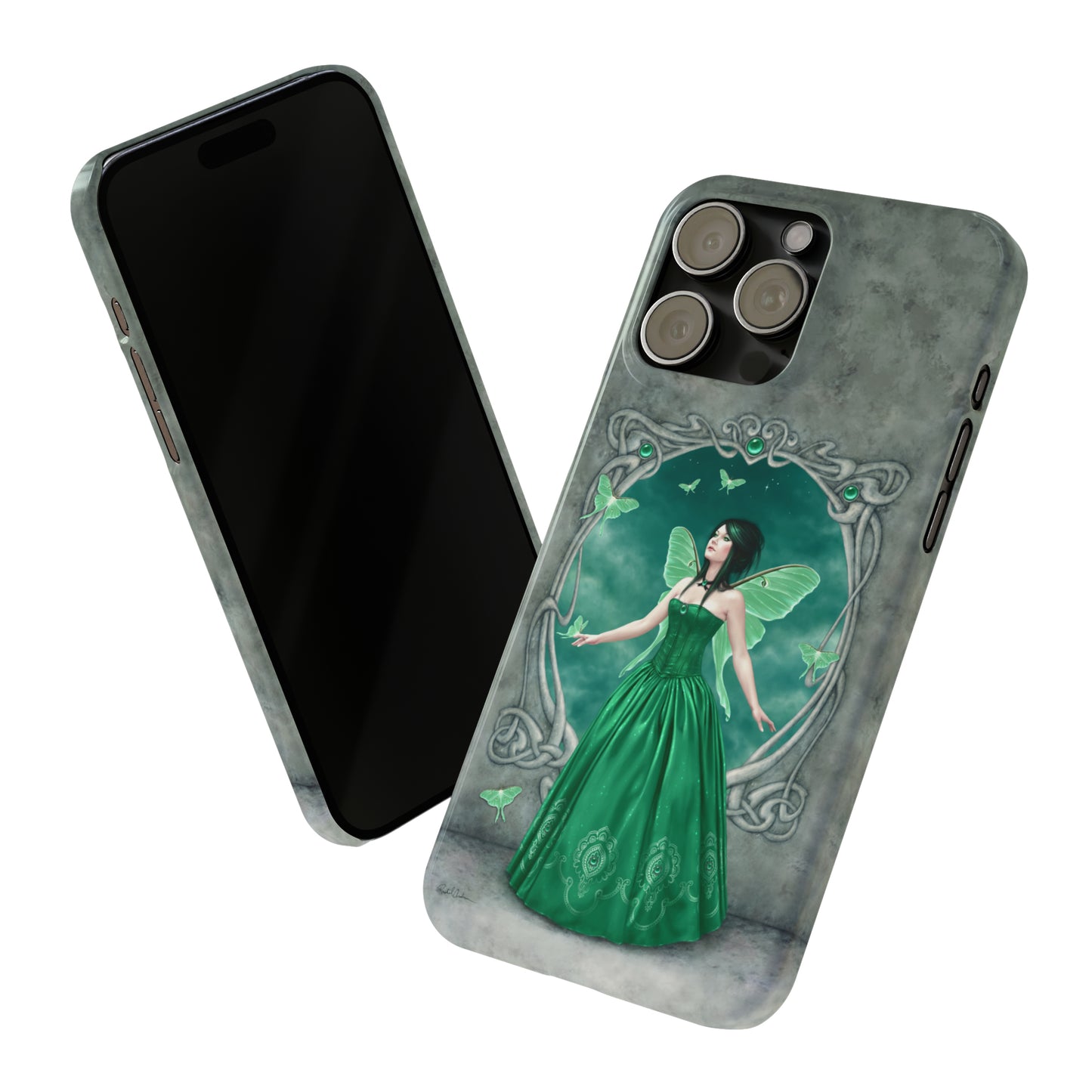 Phone Case - Emerald Birthstone Fairy